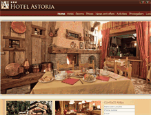 Tablet Screenshot of hotelastoriacourmayeur.com